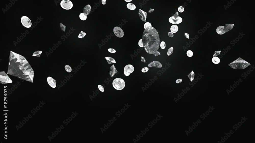 Falling diamonds Falling diamonds