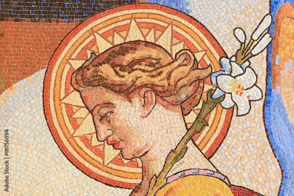 Fototapeta premium Heiligenschein,Scuola Mosaicisti Friuli,Spilimbergo,Italia