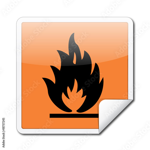 Etiqueta inflamable