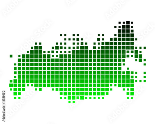 Karte von Russland