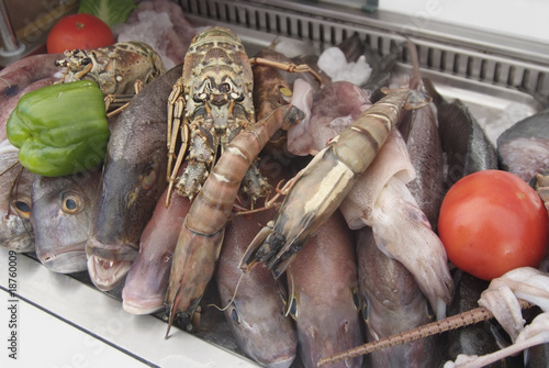 Griechenland  - Mykonos, frischer Fisch photo