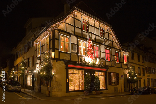 Basel , Weihnachten, Haus © Michael Zimberov