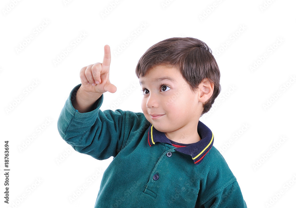 Little cute child pressing digital buttons on touchscreen Little cute child pressing digital buttons on touchscreen
