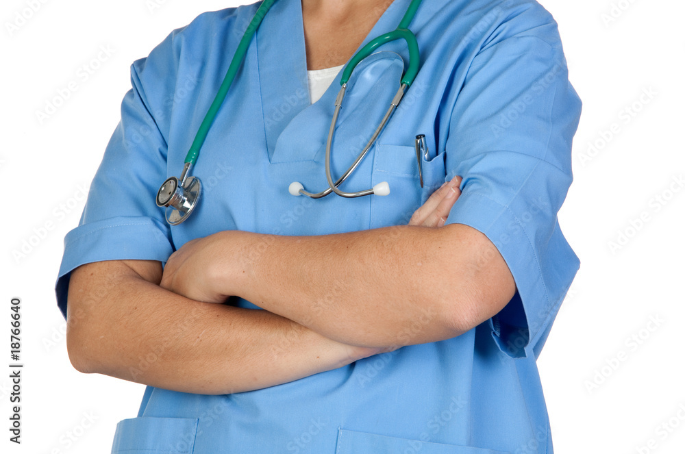 Medical anonymous with crossed arms Medical anonymous with crossed arms