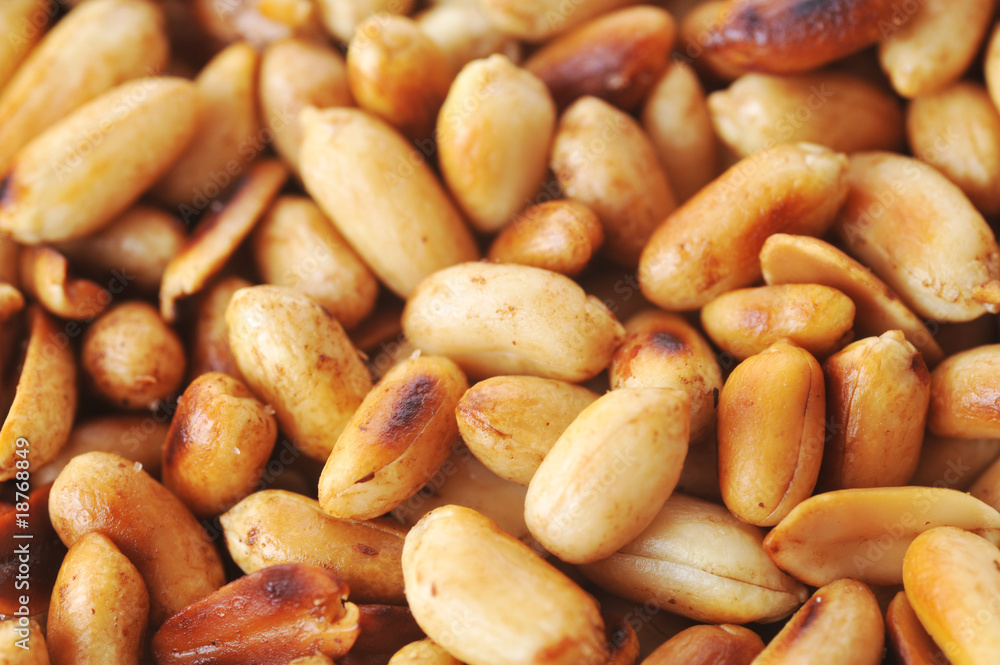 tasty roasted peanuts very close up tasty roasted peanuts very close up