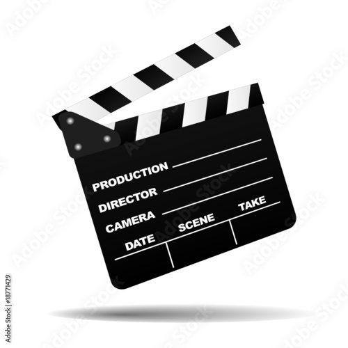 Cinema Clap board