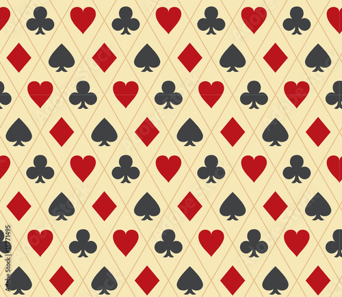 Poker seamless pattern