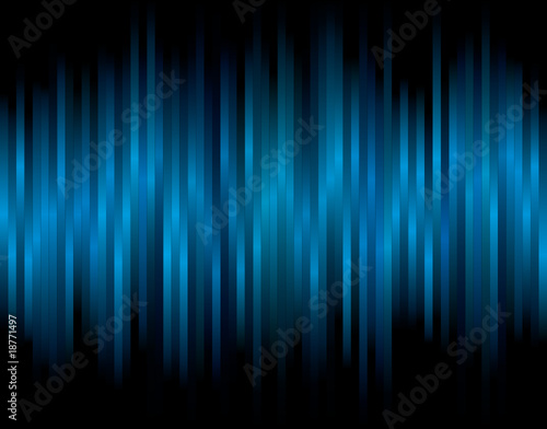 Blue vector background with spectrum lines