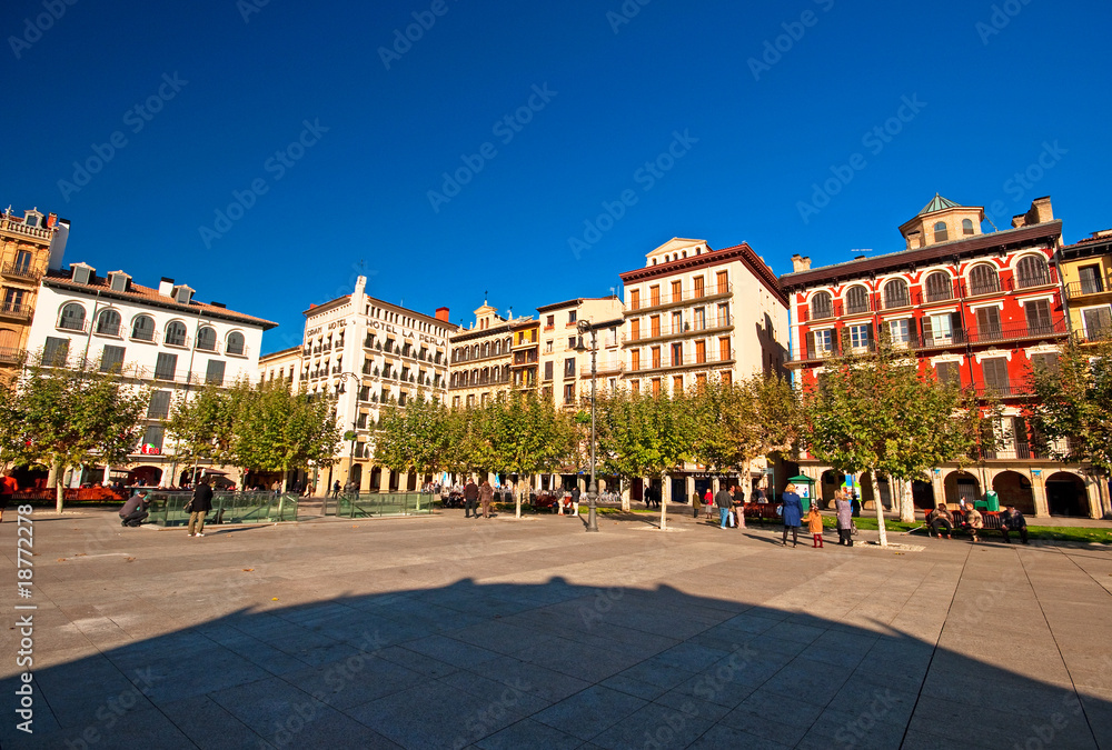 Naklejka premium Old town Spain