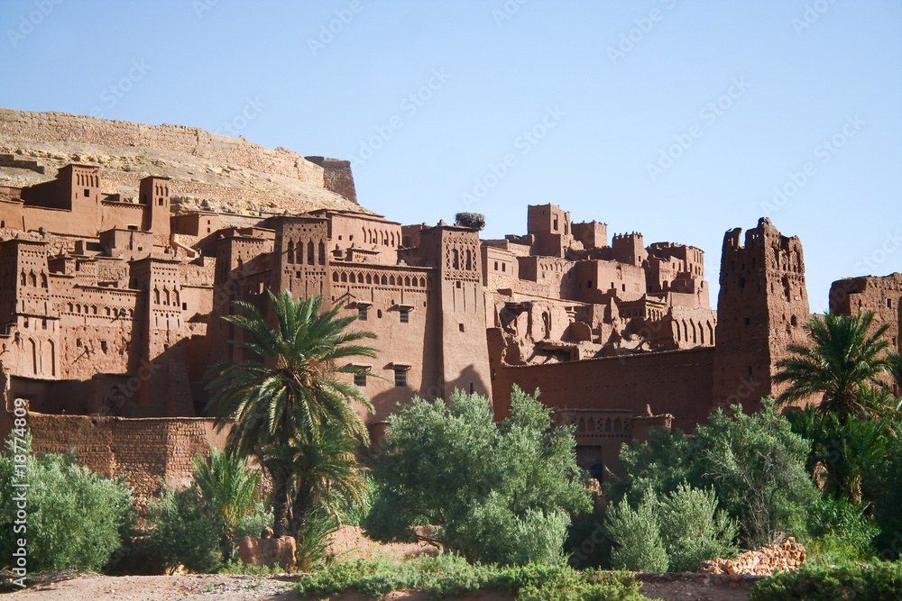 The Kasbah Ait ben haddou in Morocco