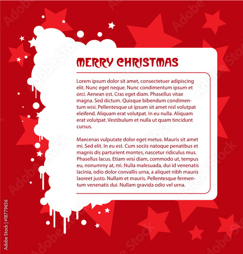 Holidays poster for Christmas. Design template card. Vector.