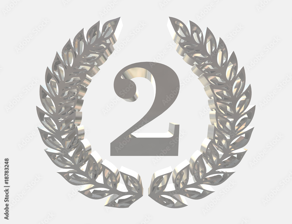 Zweiter 3D Render StockIllustration Adobe Stock