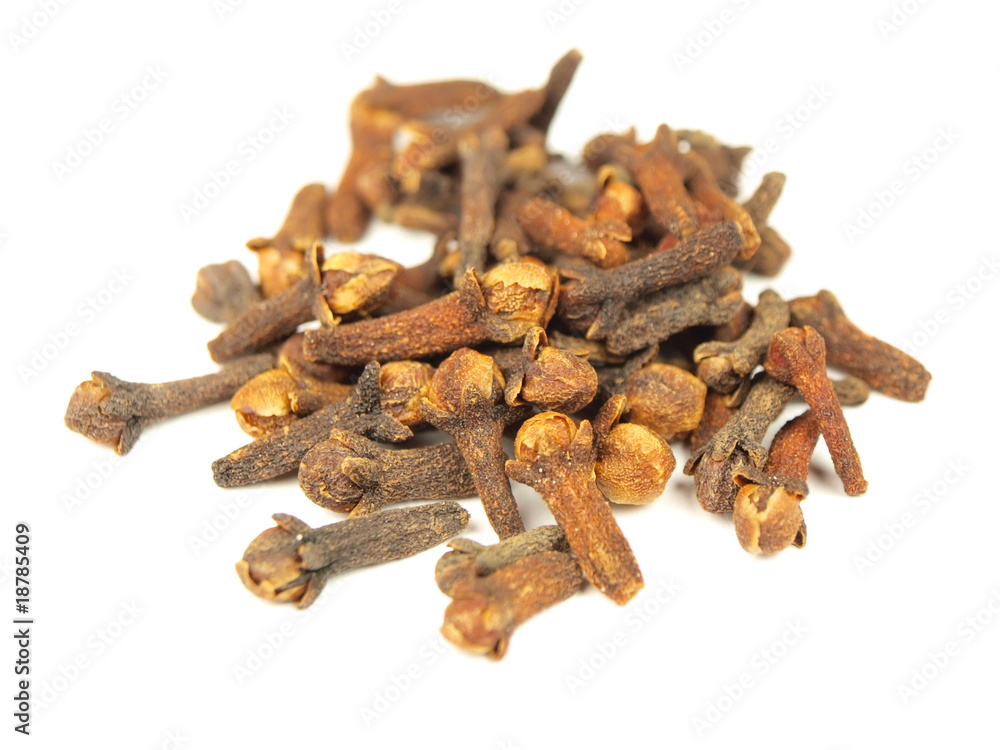 Clove isolated on white Clove isolated on white