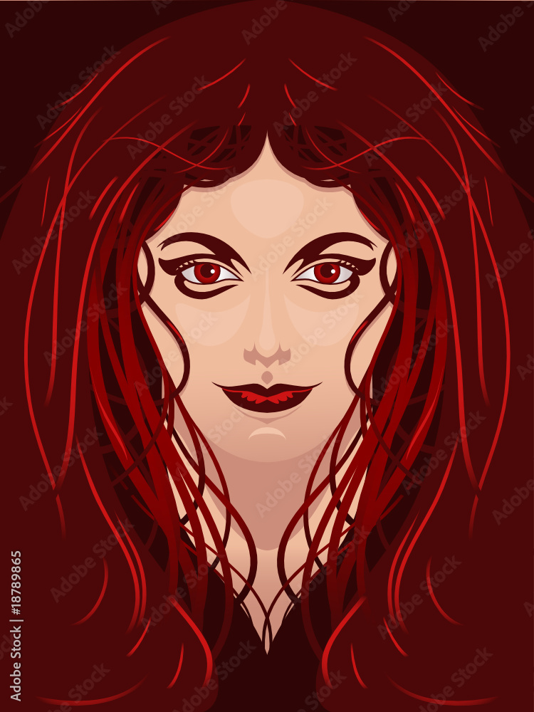 Portrait in reds Portrait in reds