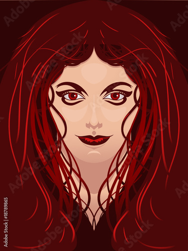 Portrait in reds © Daevid