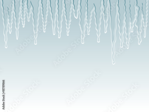 Icicles in a line
