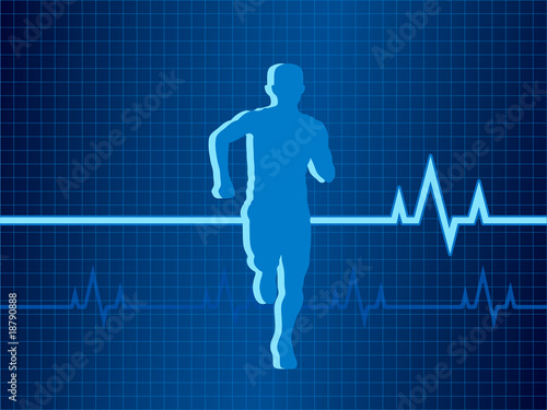Healthy Heartbeat vector illustration