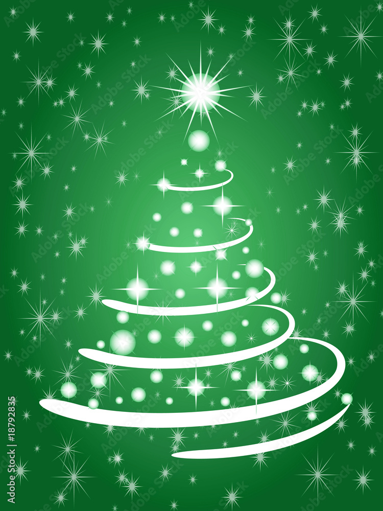Albero di Natale nella notte Albero di Natale nella notte