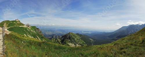 View at Zakopane from Kasprowy peak