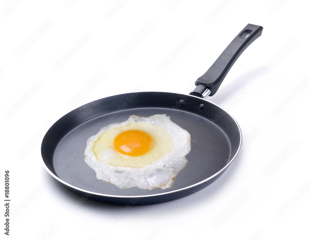 Frying pan with breakfast Frying pan with breakfast