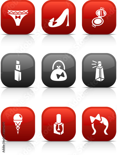 Women  buttons.
