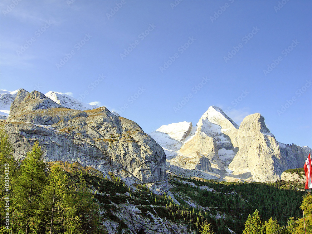 Italy, Dolomites, Marmolada  mountains