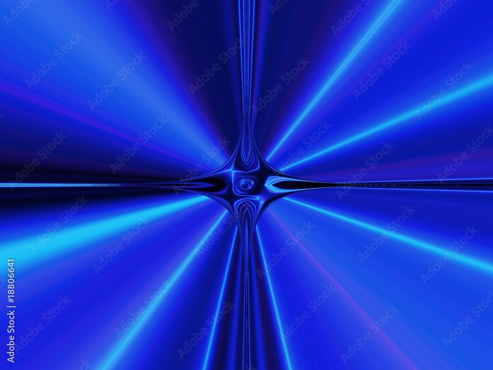 Fototapeta premium Star burst in the space