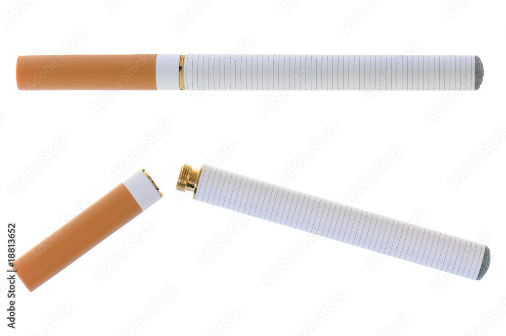 Electronic cigarette isolated on white background Electronic cigarette isolated on white background