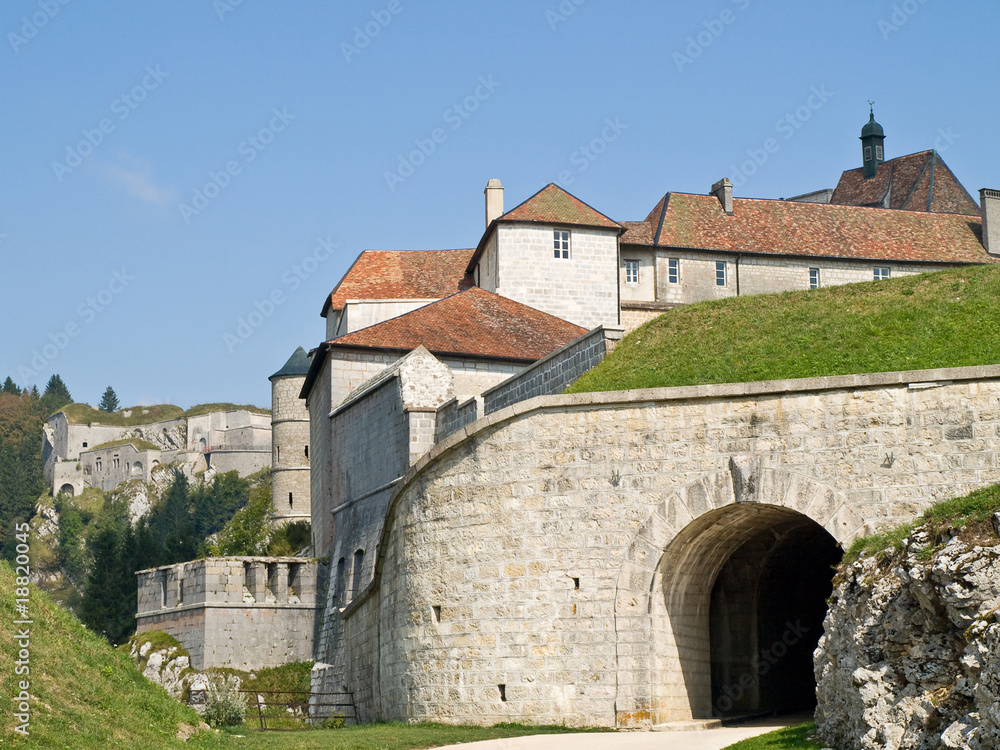 The gates of the old medieval castle