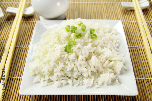 Boiled Rice And Shallots
