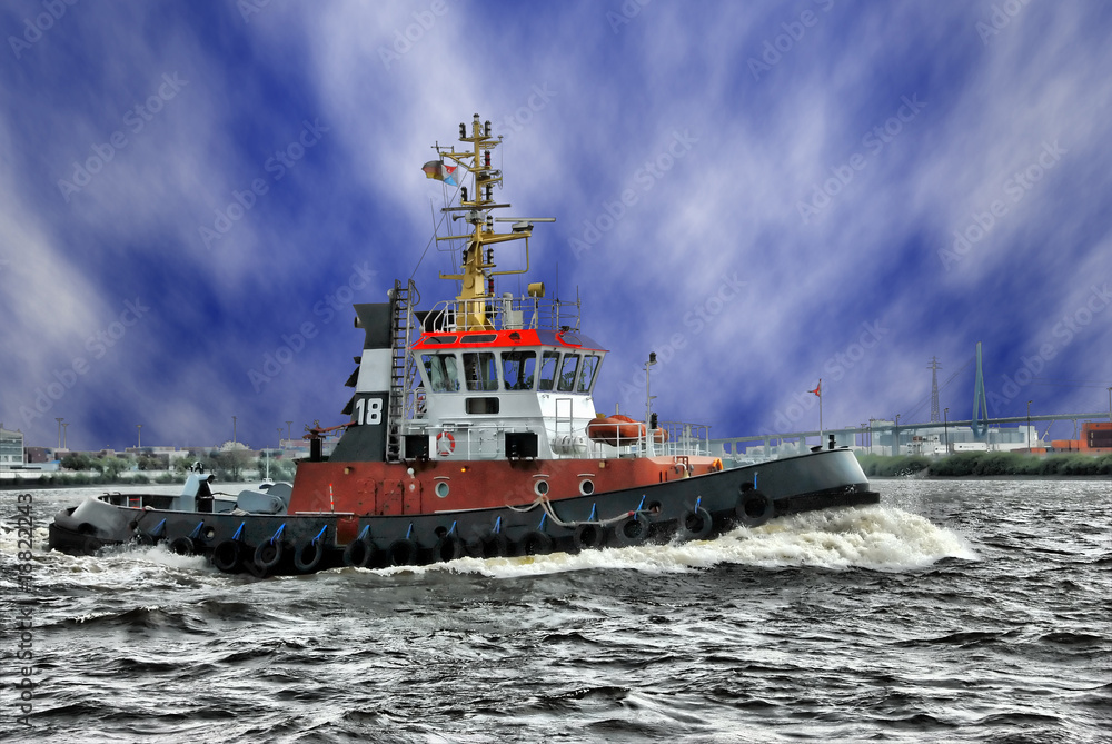 Spur H0 Modellschiff Boot Schlepper 1:87, 6,99