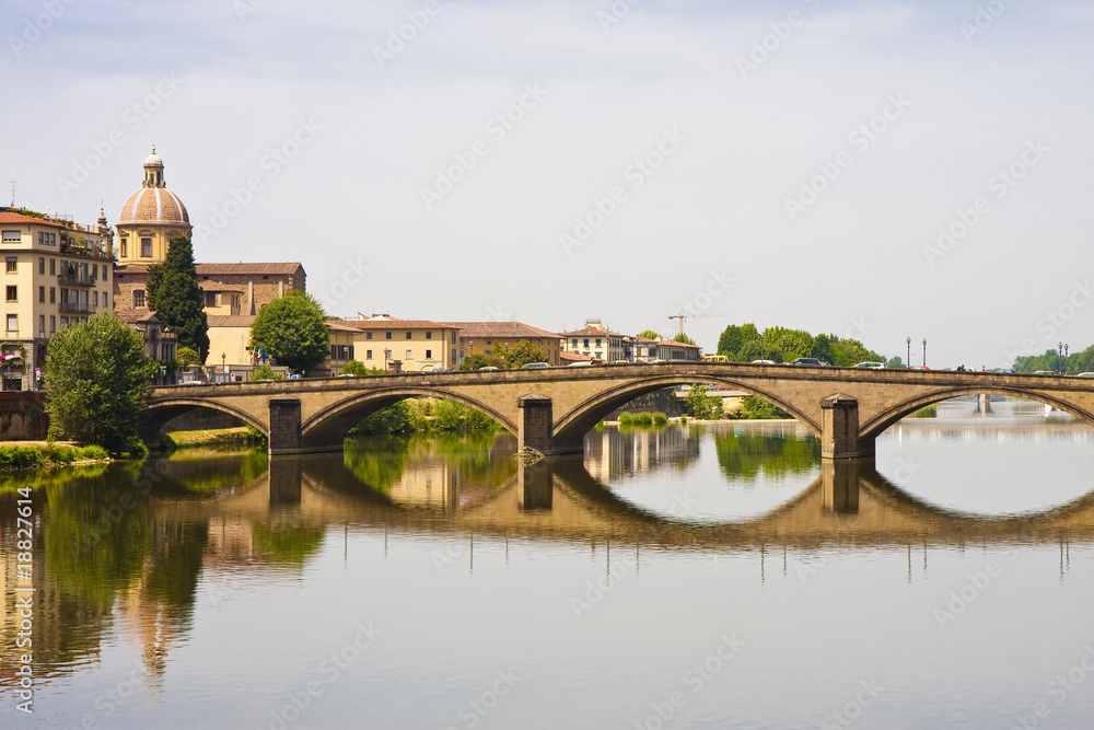 Arno River and Bridge