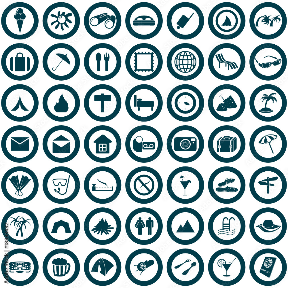 travel icons set travel icons set