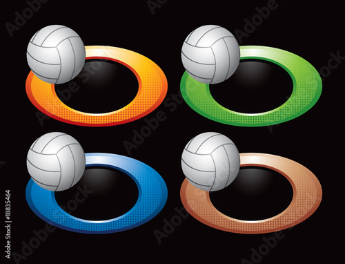 volleyball colored rings