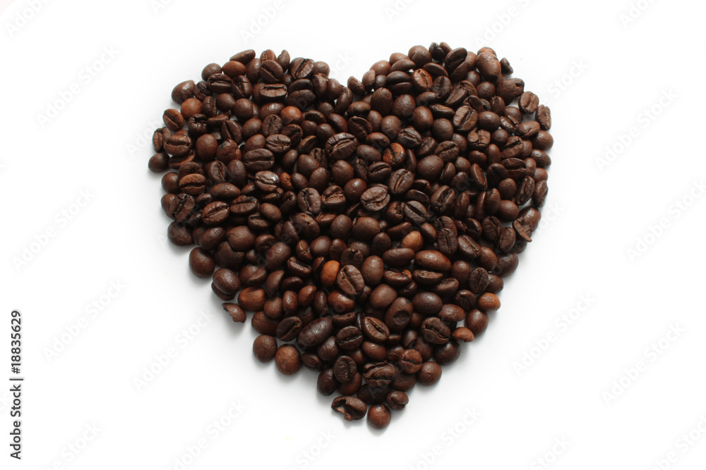 Obraz premium Cuore di caffè