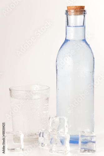 fresh bottle of water