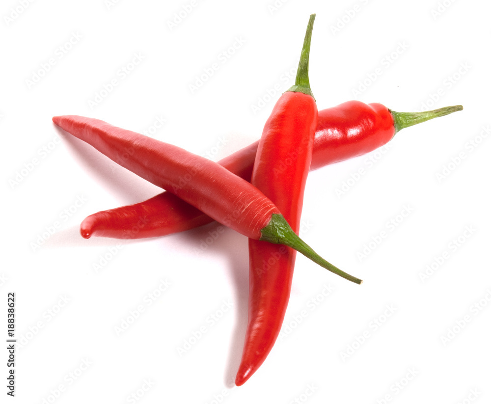 three chili peppers