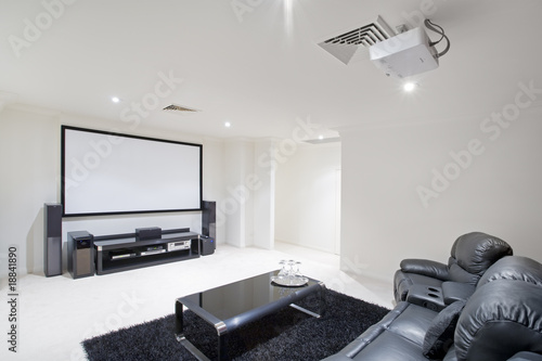 Billede på lærred Home Theatre Room