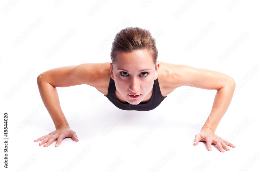 Beautiful exercise woman Beautiful exercise woman
