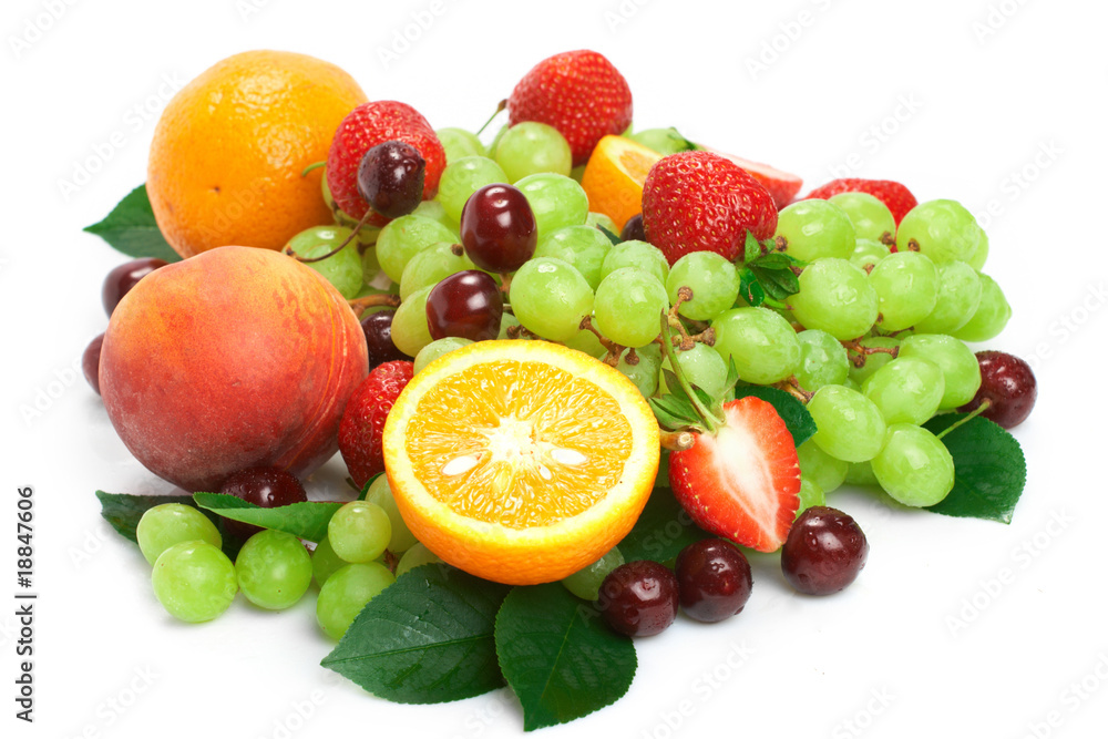 Still-life of fresh fruit