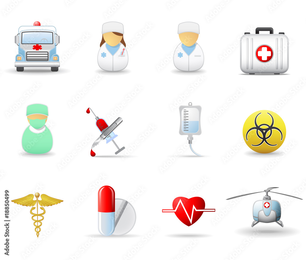 Medical and health care icons. Part 2 Medical and health care icons. Part 2