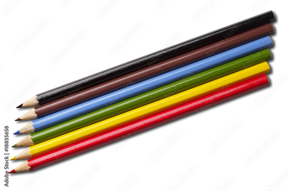 Fototapeta premium Colorful pencils