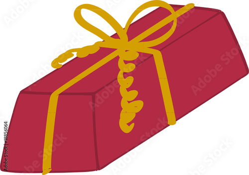 paquet cadeau bordeau