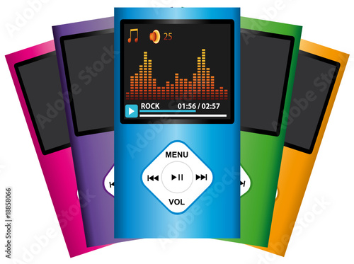 mp4 multicolor