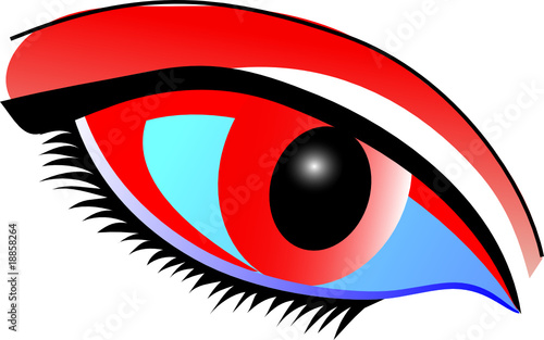 eye vector illustration