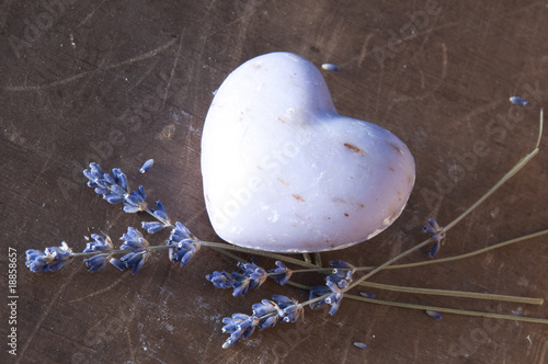 Romantische natürliche Lavendelseife 1
