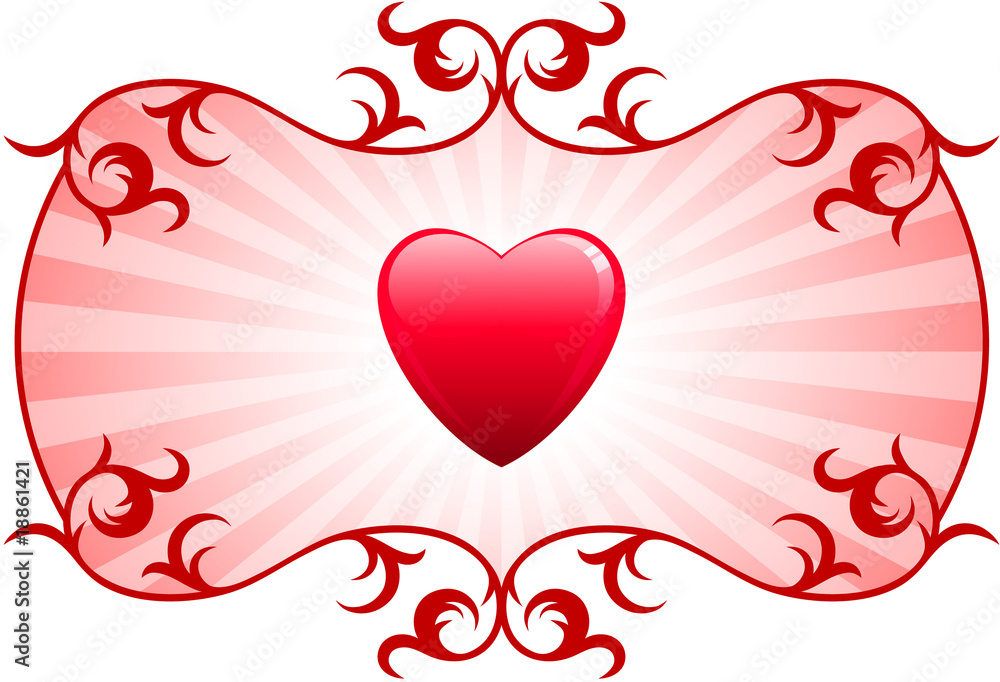romantic hearts Valentine's Day design background romantic hearts Valentine's Day design background
