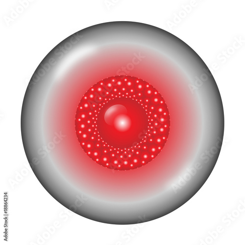 logo 3d red and grey