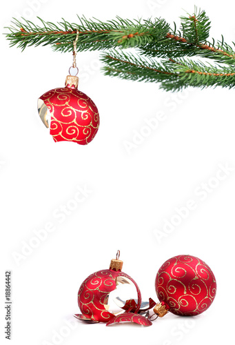Broken Christmas decoration