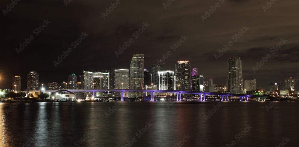 Obraz premium Miami at night